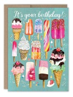 Biely & Shoaf Co Frozen Treats Birthday Card Katie Daisy