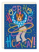 Hula Hoopla Birthday card Kenzie Kae Elston