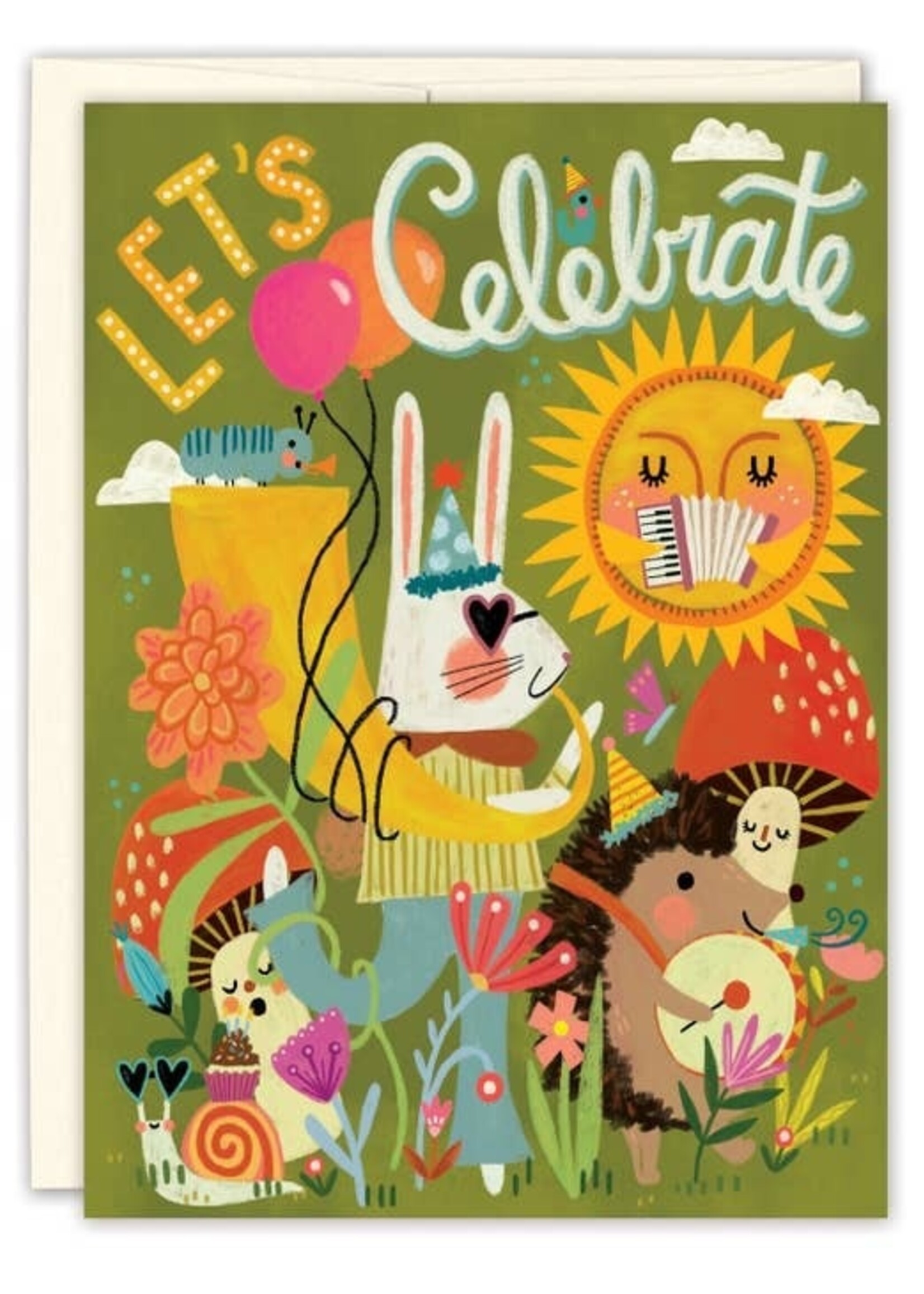 Animal Parade Birthday card Kenzie Kae Elston