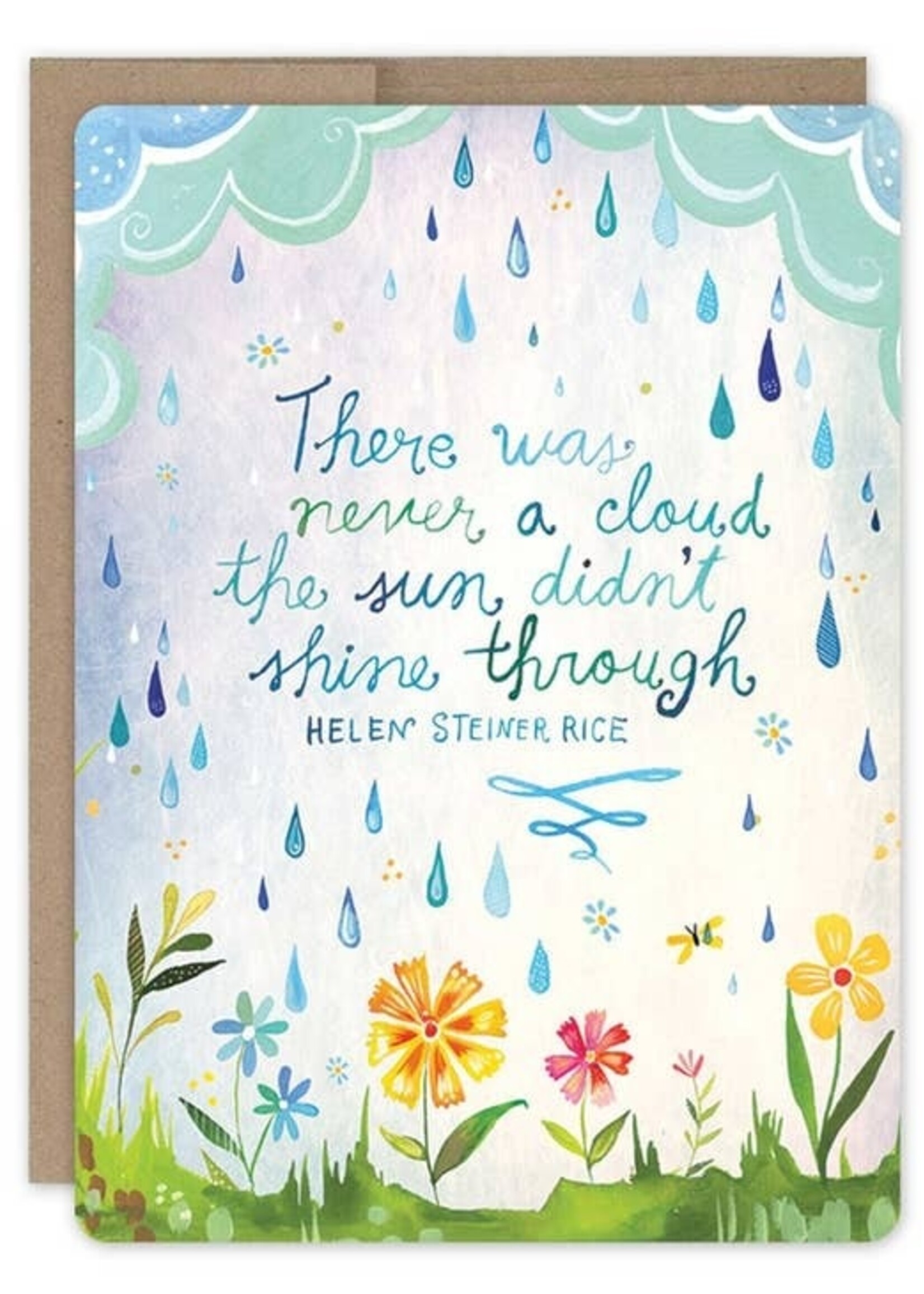 Rainy Day Thinking of You Card Katie Daisy