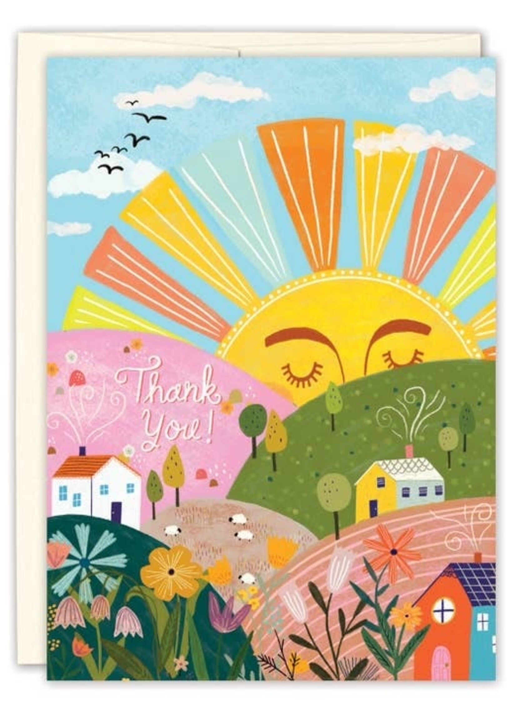 Sunshine Thank You card Kenzie Kae Elston