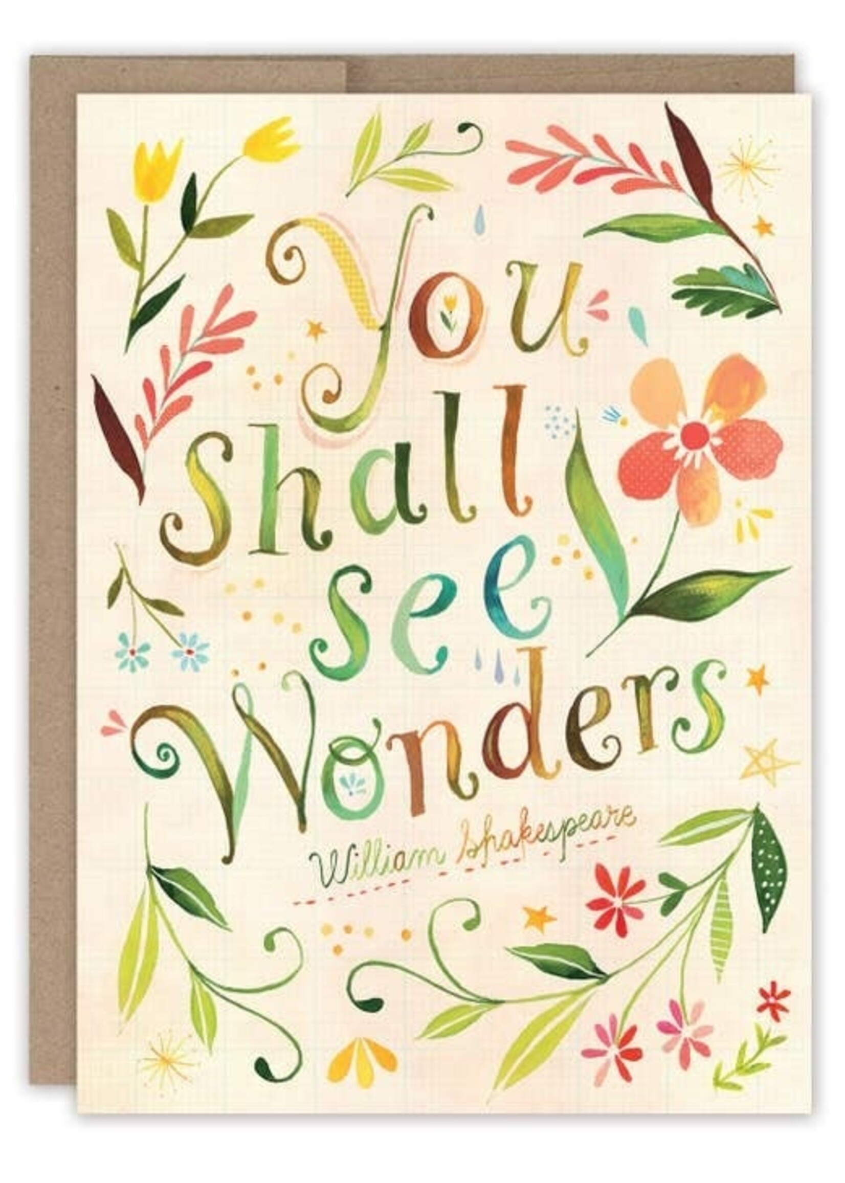 See Wonders Graduation card Katie Daisy