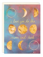Biely & Shoaf Co Moon & Back Anniversary Card Meera Lee Patel