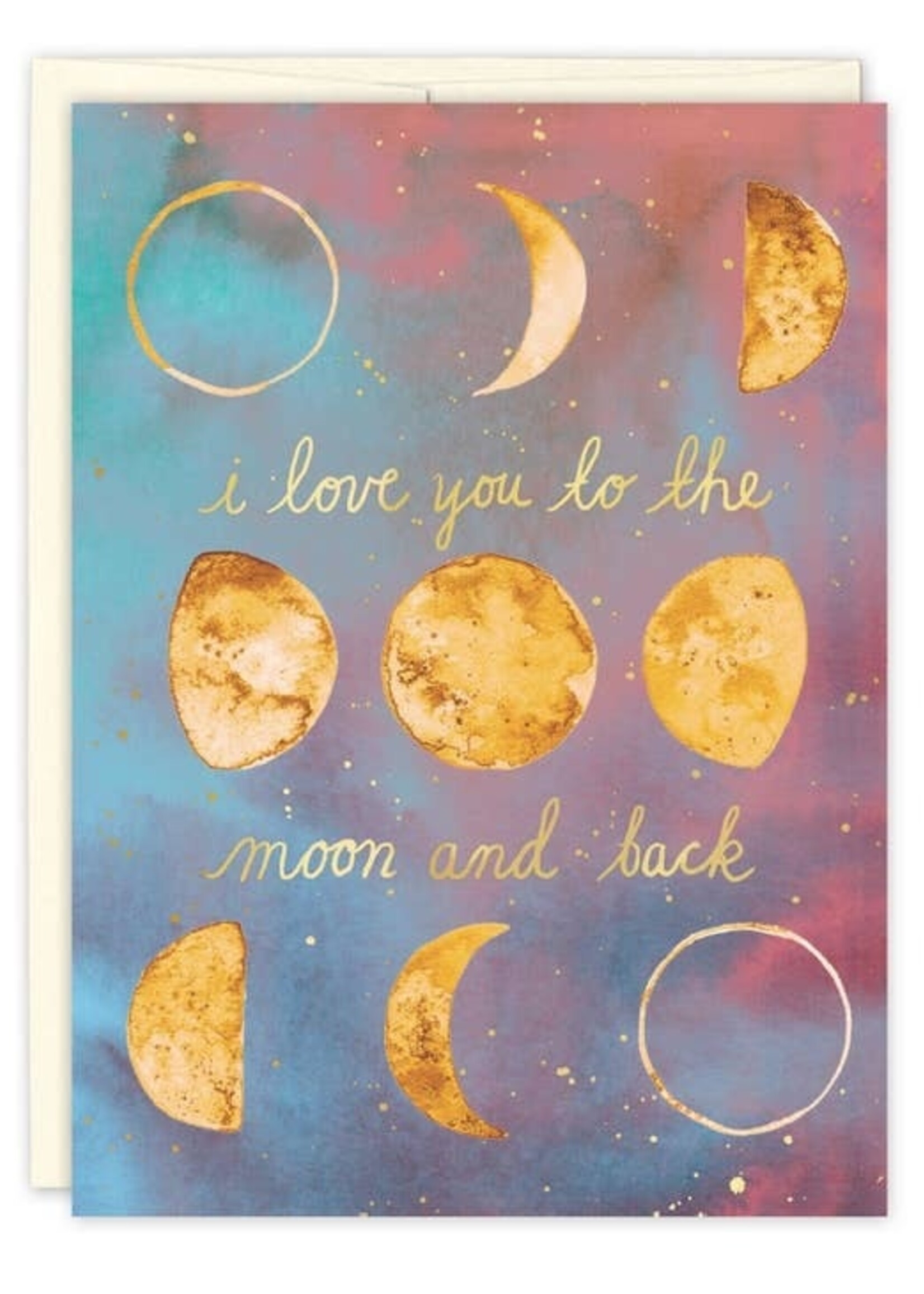 Biely & Shoaf Co Moon & Back Anniversary Card Meera Lee Patel