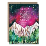 Biely & Shoaf Co Night Sky Encouragement Paint The Stars Card Katie Daisy