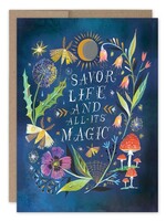 Biely & Shoaf Co Savor Life Birthday Card Katie Daisy