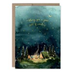 Biely & Shoaf Co Starry Night Camping Birthday Card Louise Mulgrew