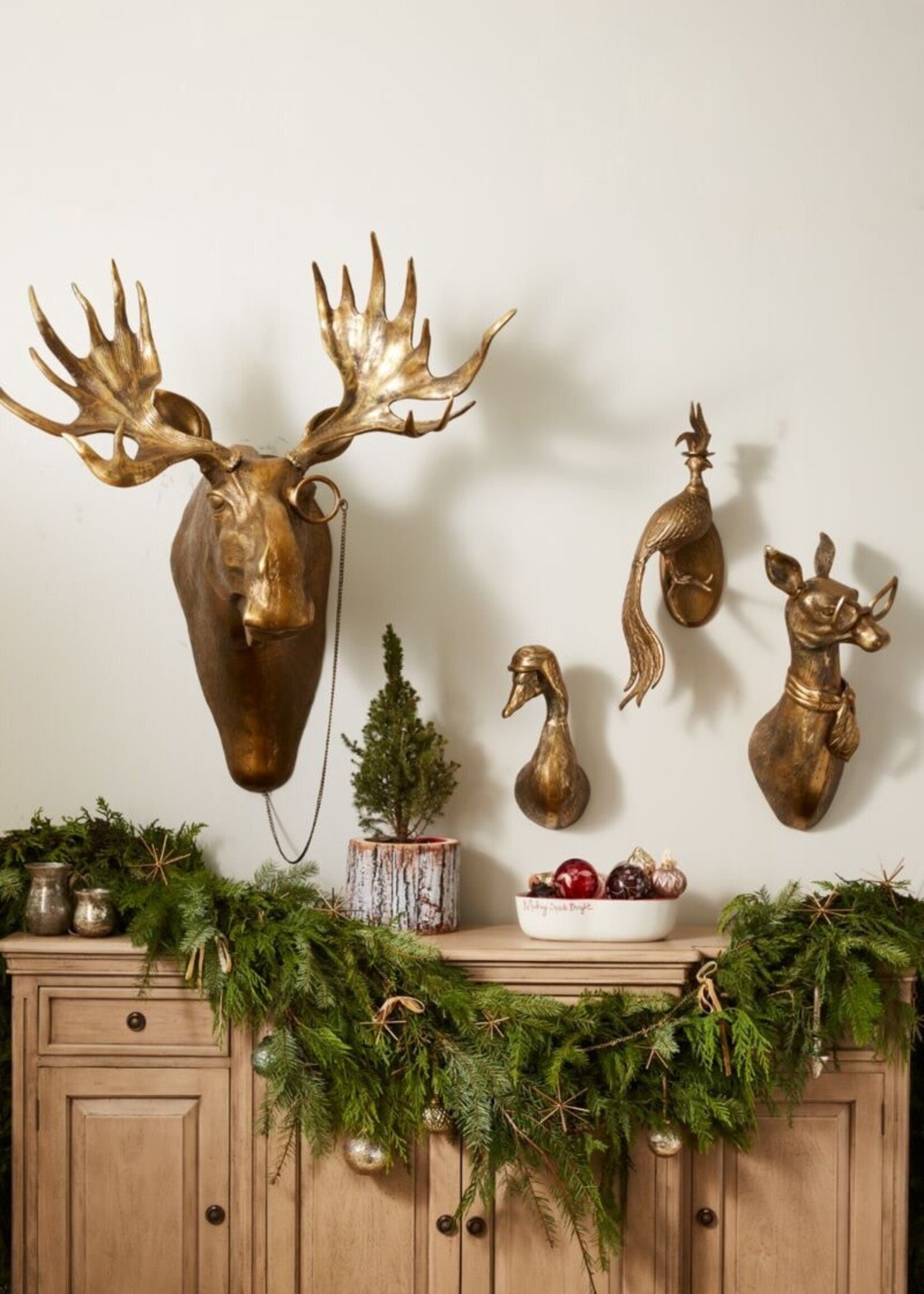 Eric + Eloise (E+E) Collection Eugene the Moose Wall Mount Eric + Eloise Collection