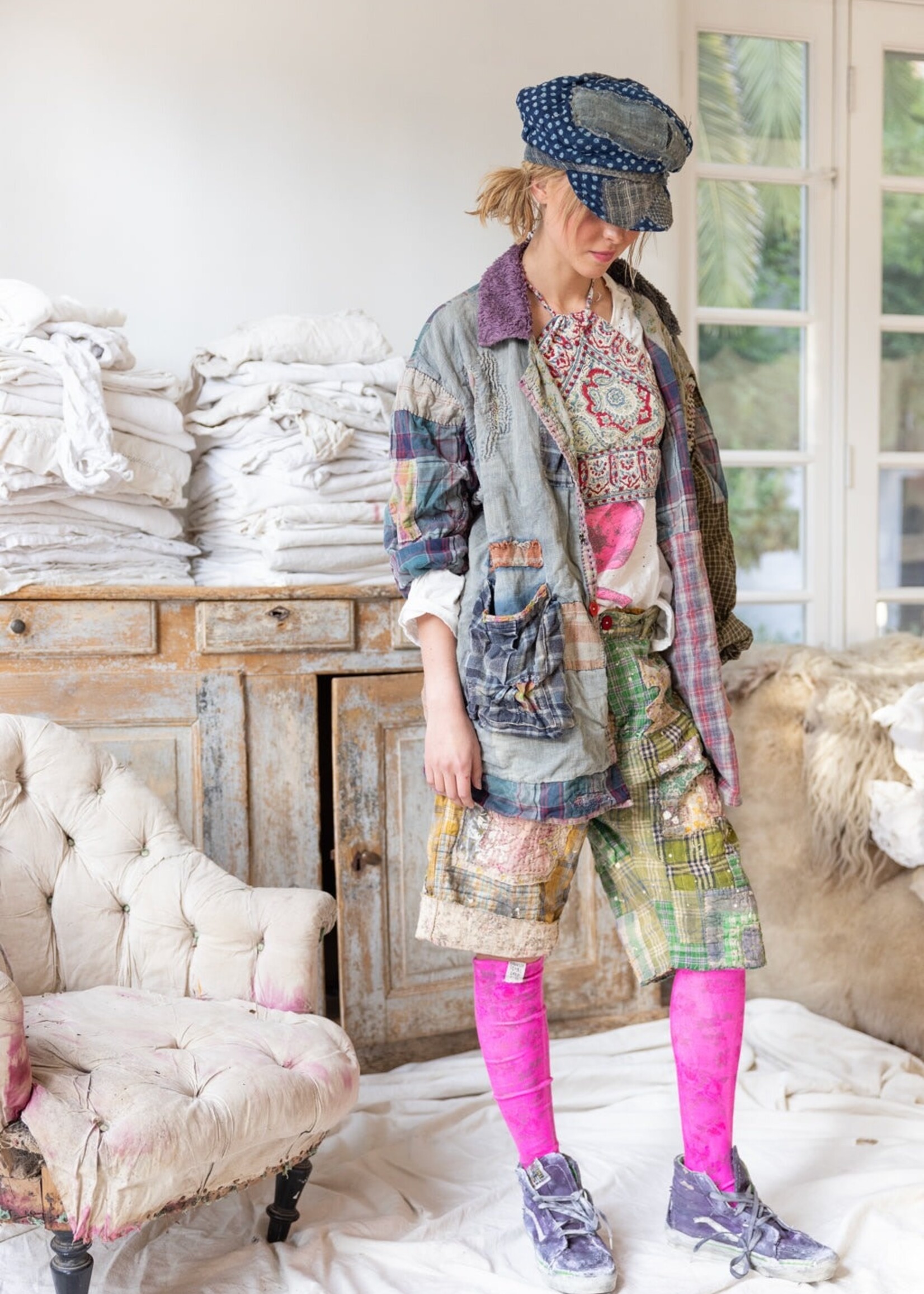 Magnolia Pearl Patchwork Kathmandu Dragon Jacket 936