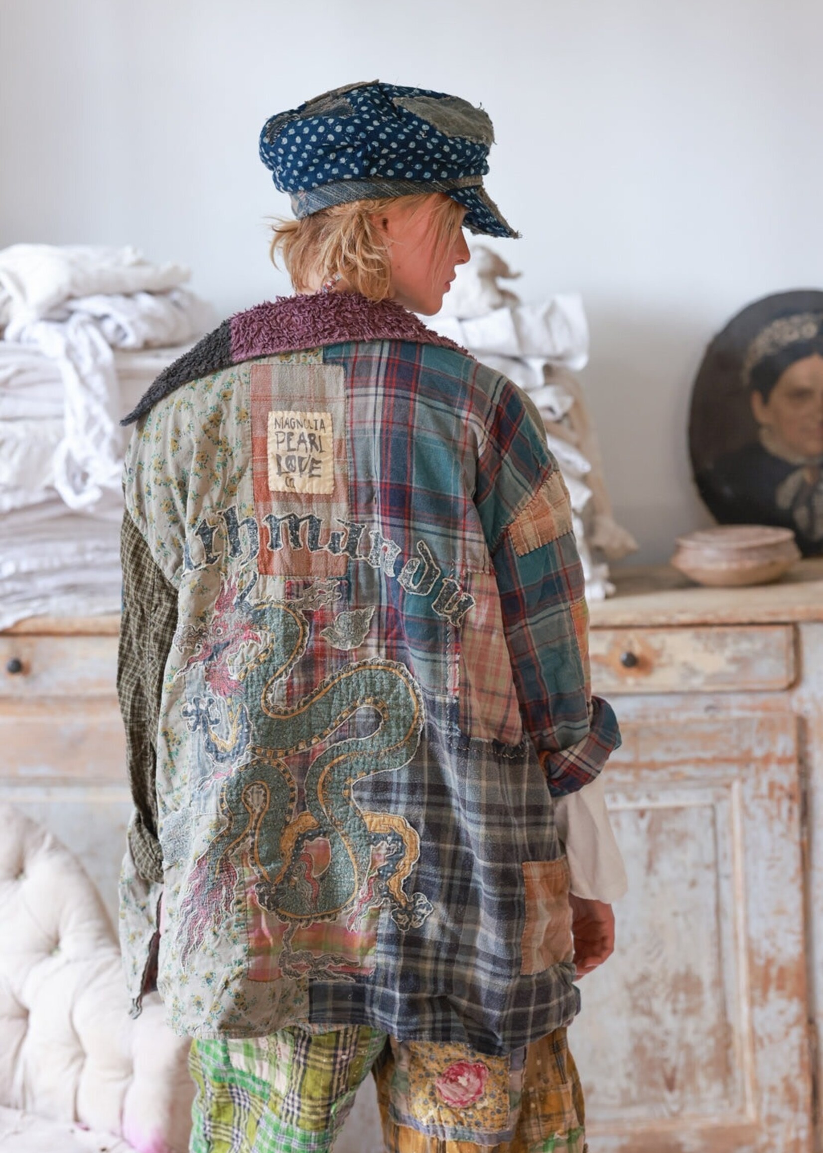 Magnolia Pearl Patchwork Kathmandu Dragon Jacket 936