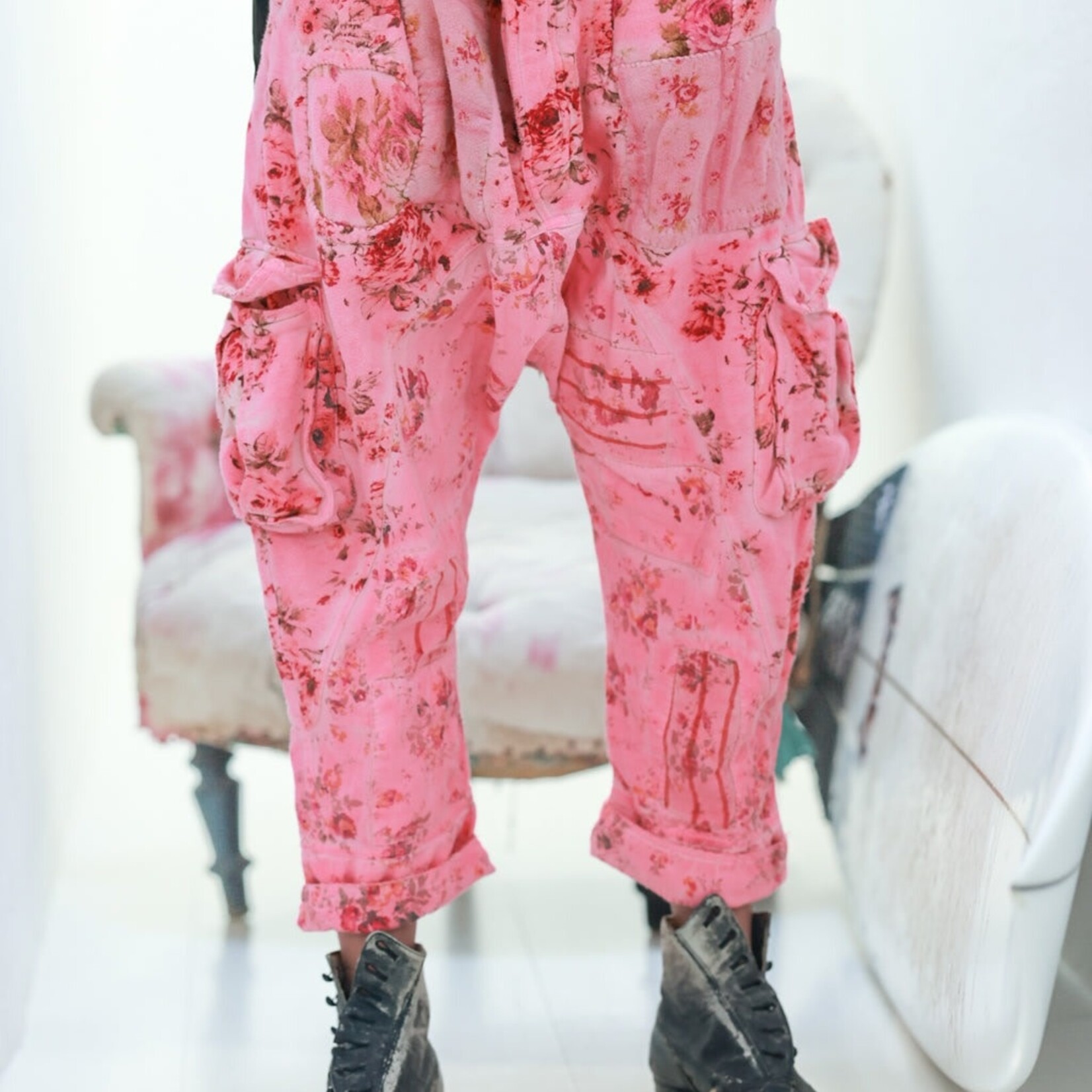 Magnolia Pearl Floral Pasha Cargo Pants 547 Azalea