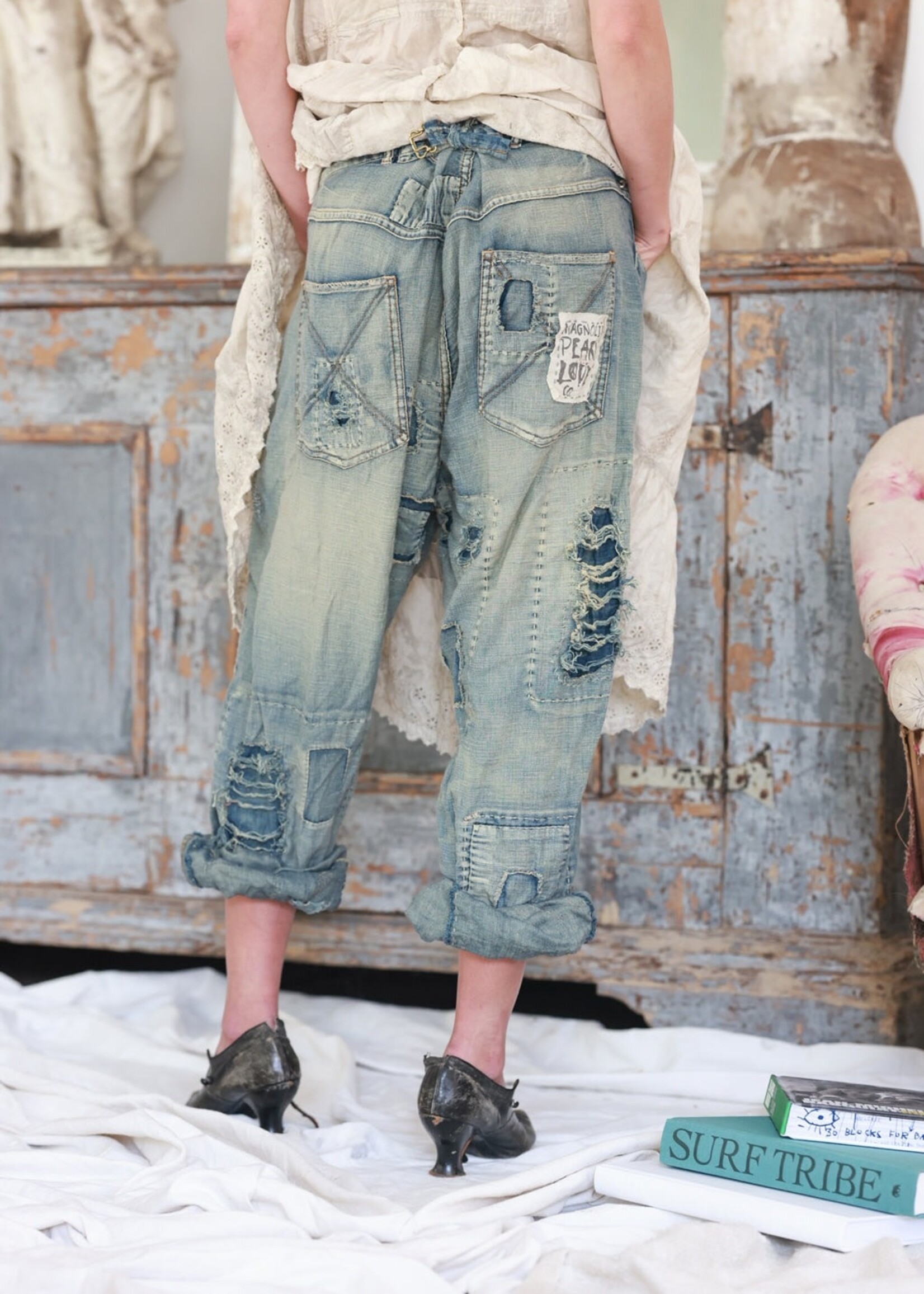 Magnolia Pearl Miner Denims Pants 598 Washed Indigo