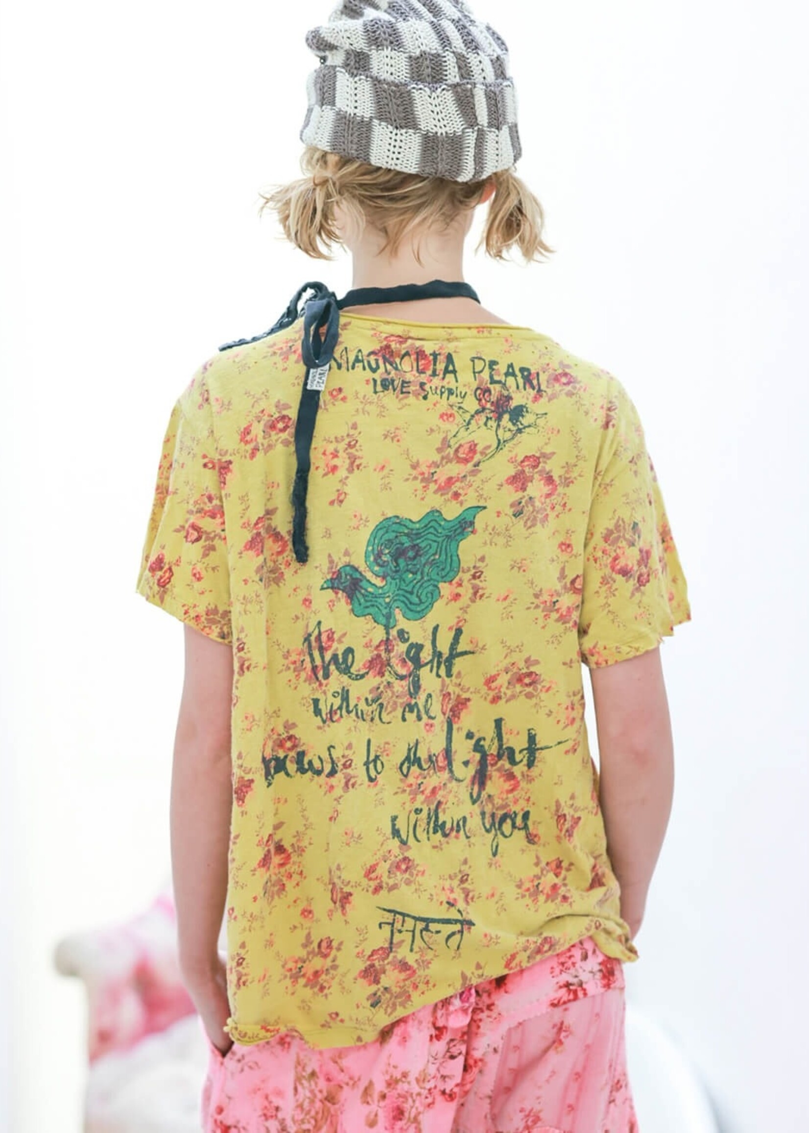 Magnolia Pearl Floral Print Kathmandu Tee Top 1753 Special