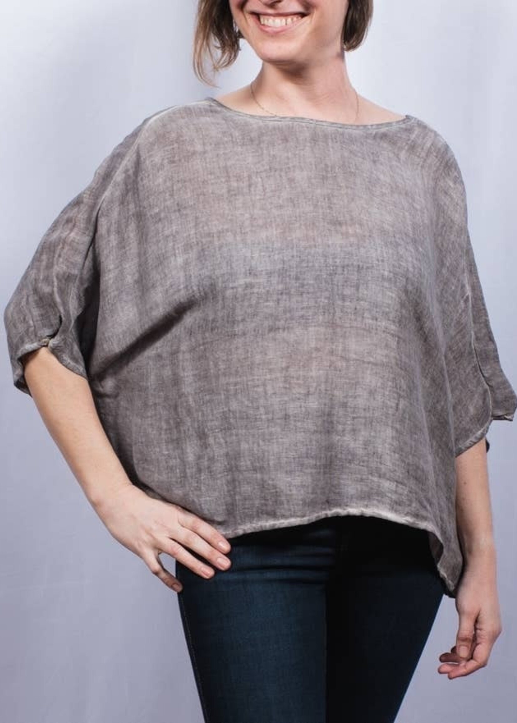 Everly Linen Top - One Size