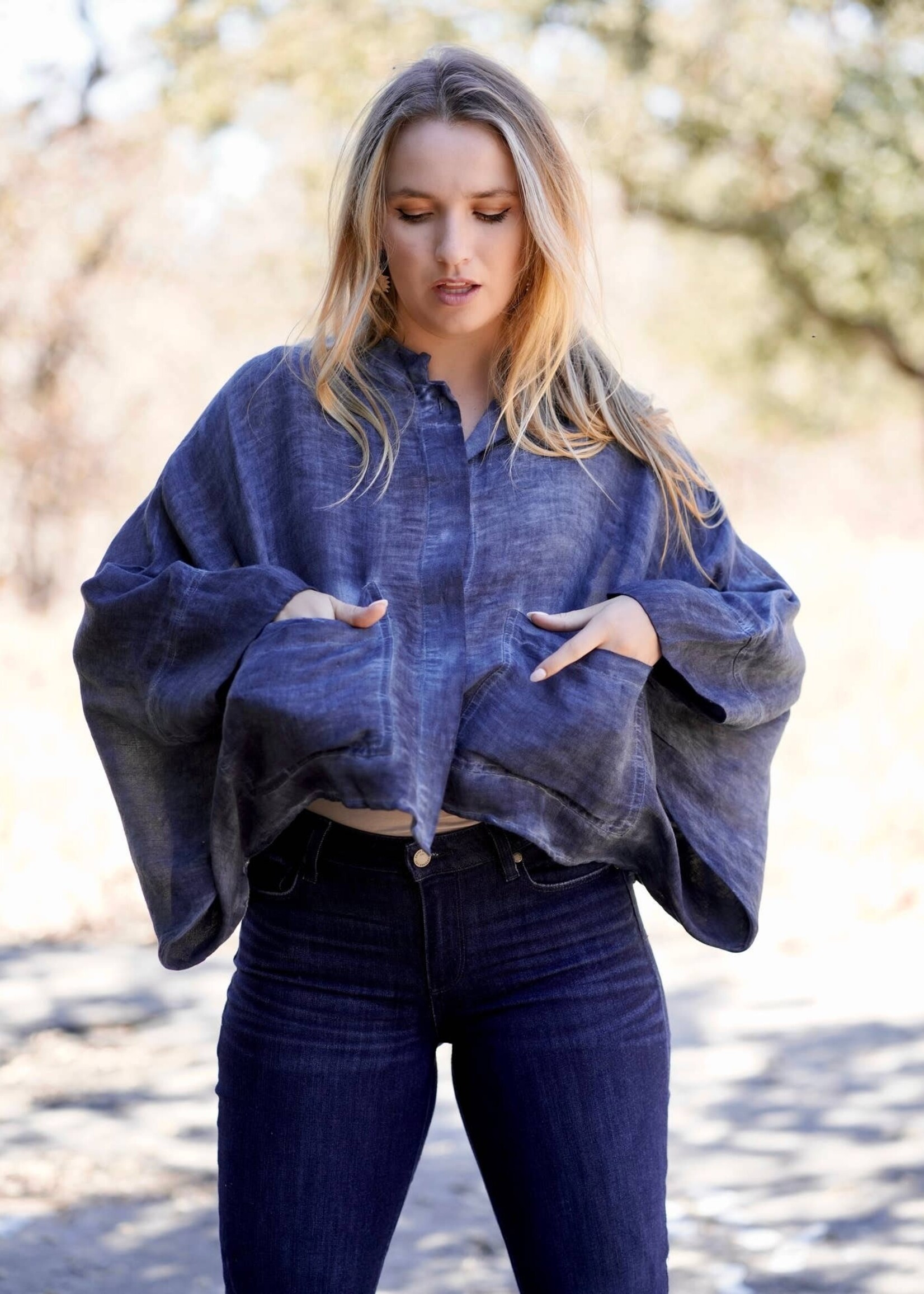 dolma Gemma Linen Jacket - One Size