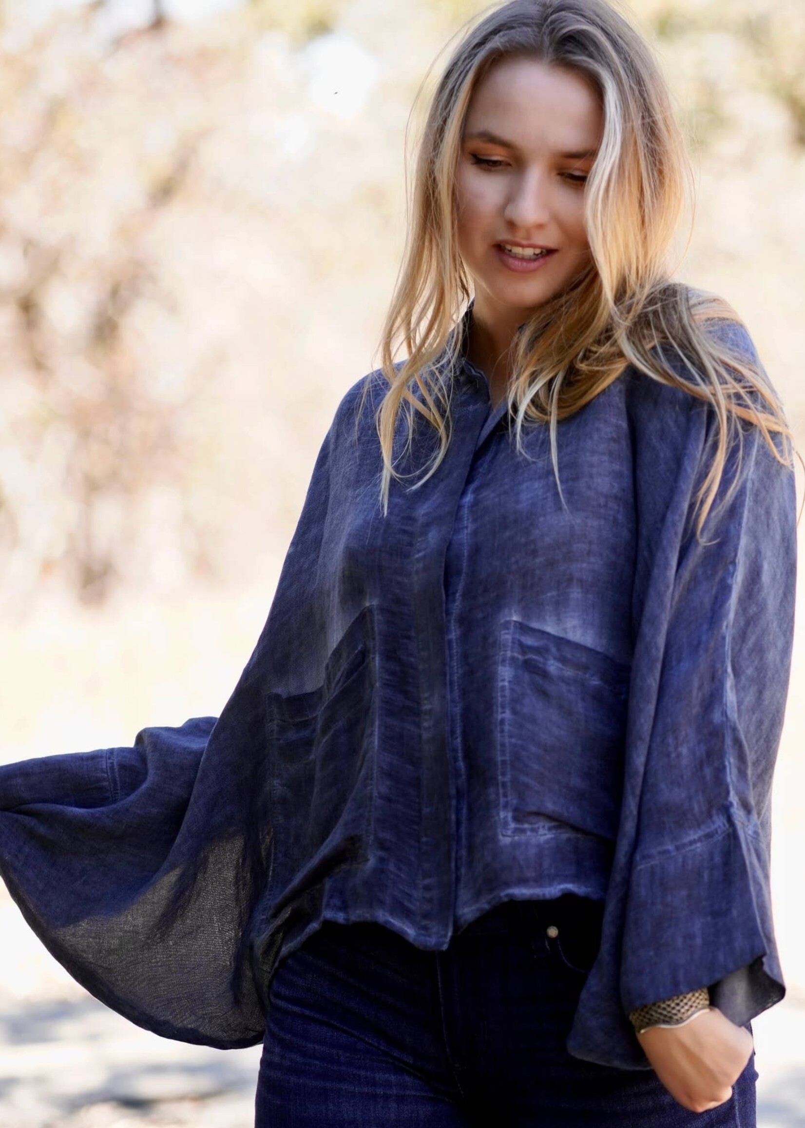 dolma Gemma Linen Jacket - One Size