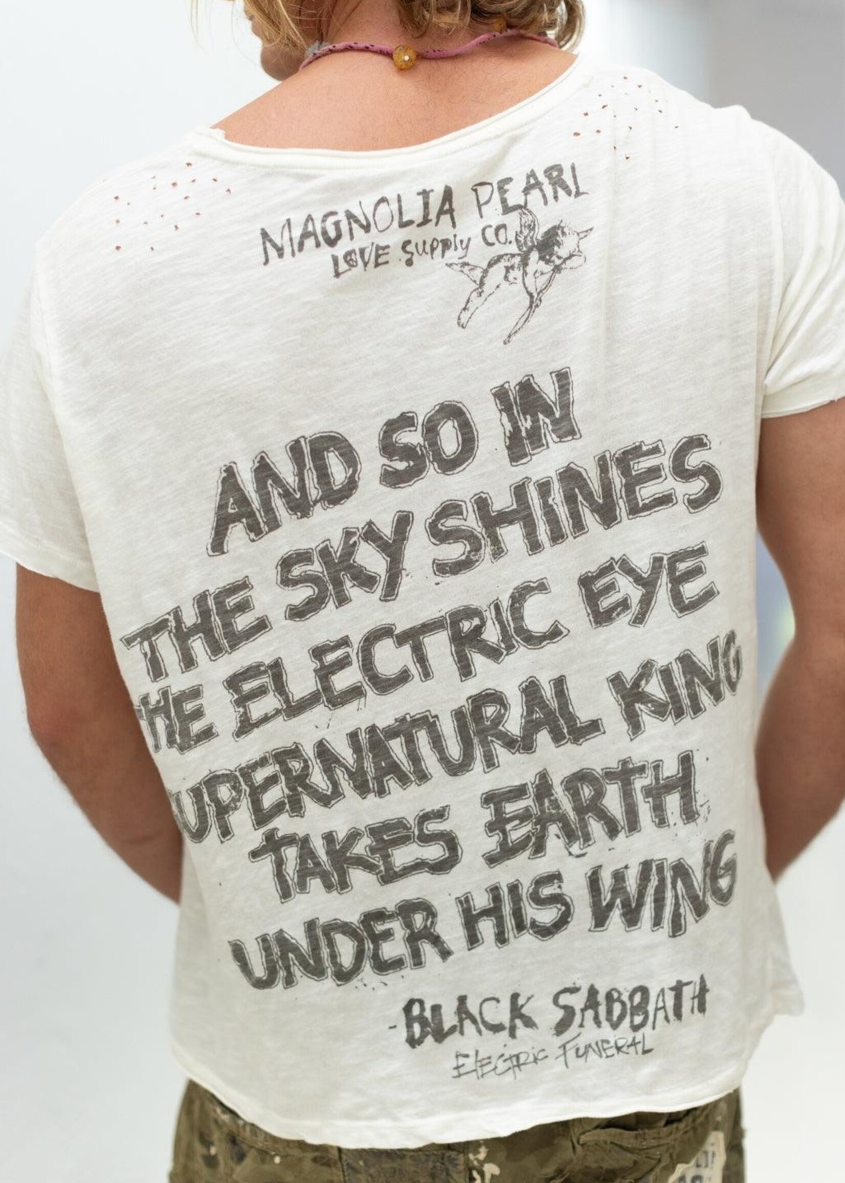 Magnolia Pearl Electric Funeral Tee - Black Sabbath Top 1777 True