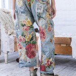 Magnolia Pearl Quilts and Roses Miner Pants 521 Faded Indigo