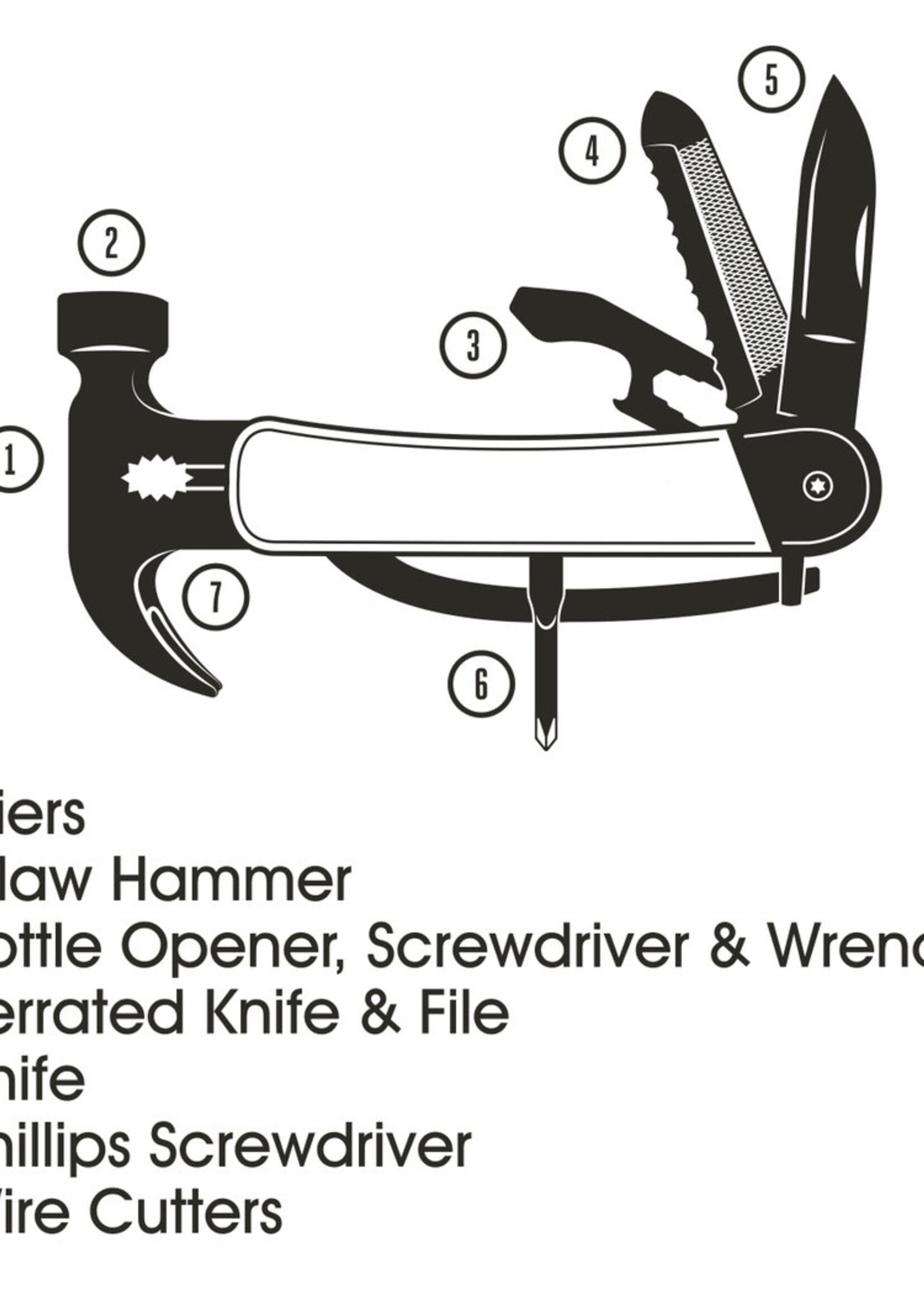 Gentlemen's Hardware GH Hammer Multi Tool