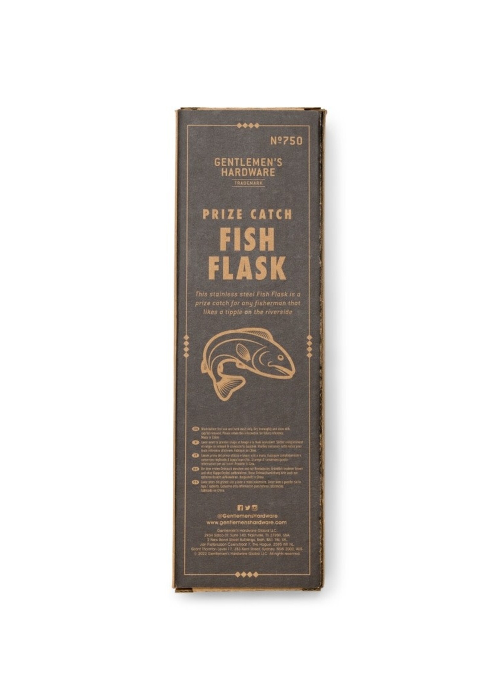 Gentlemen's Hardware GH Fish Hip Flask