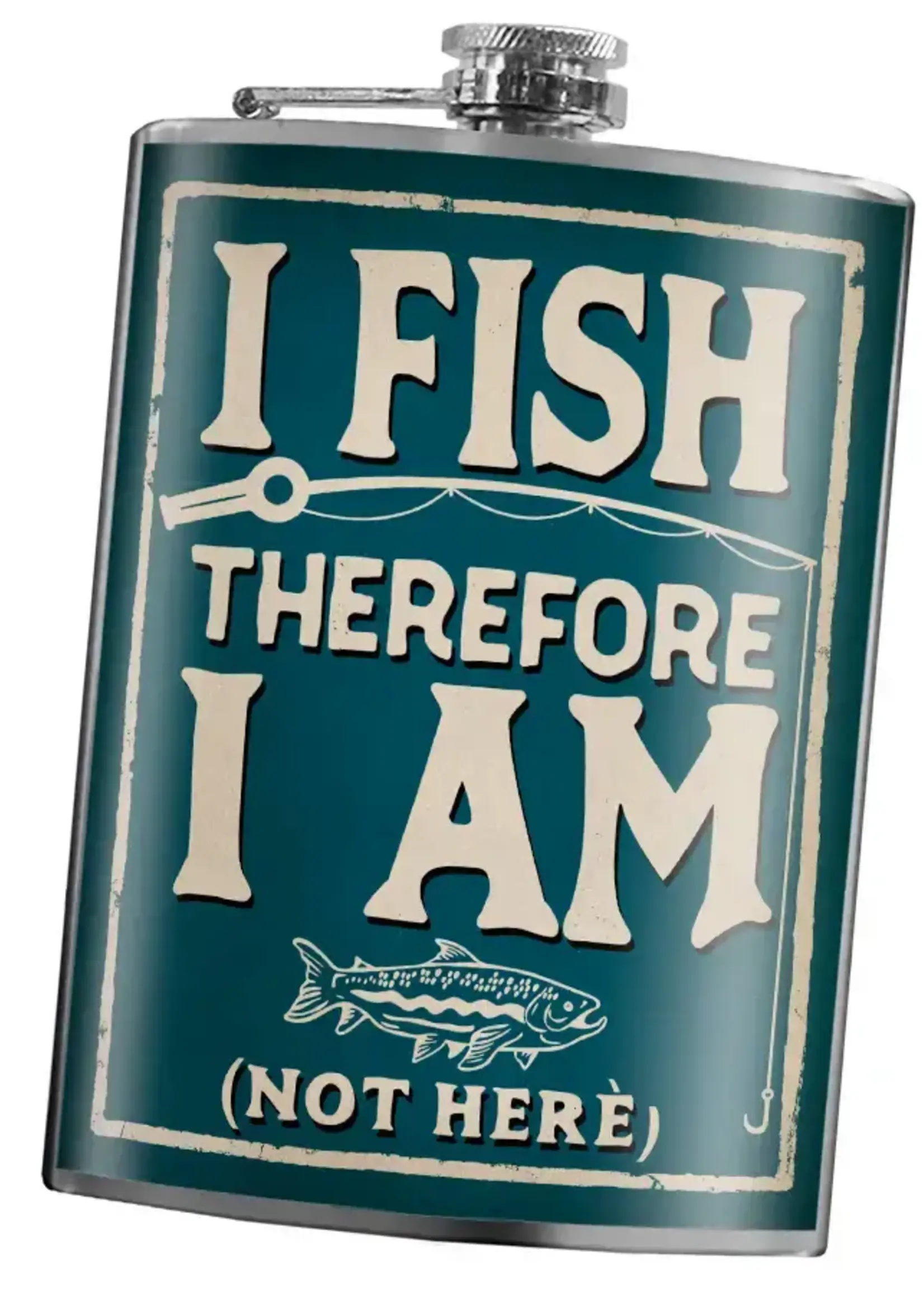 I Fish Therefore I am Flask