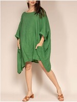 Linen Pocket Tunic Black One Size