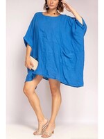 Linen Pocket Tunic Khaki One Size