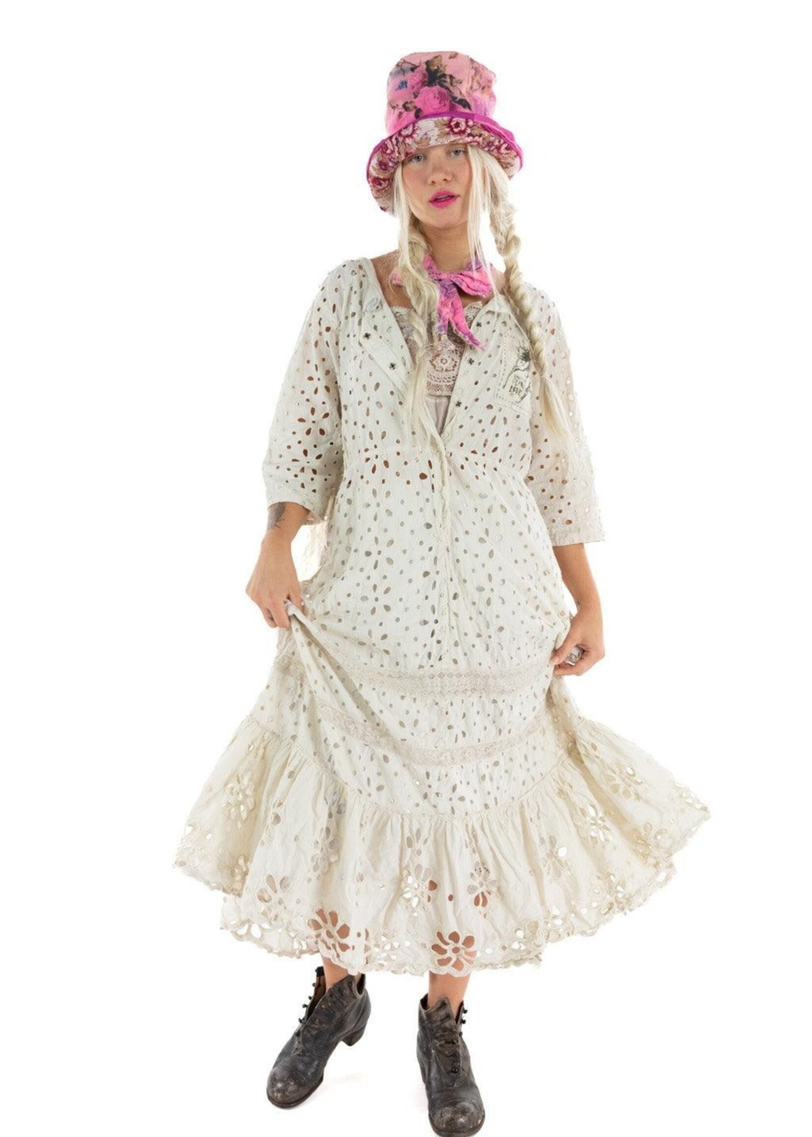 Magnolia Pearl Eyelet Haru Dress 959 Moonlight One Size