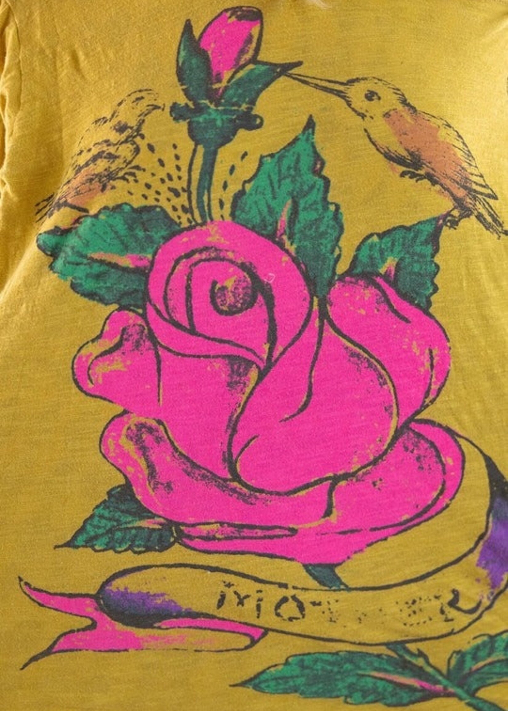 Magnolia Pearl Abbeyrosa Viggo Tee Top 1942 Yellow Plum One Size
