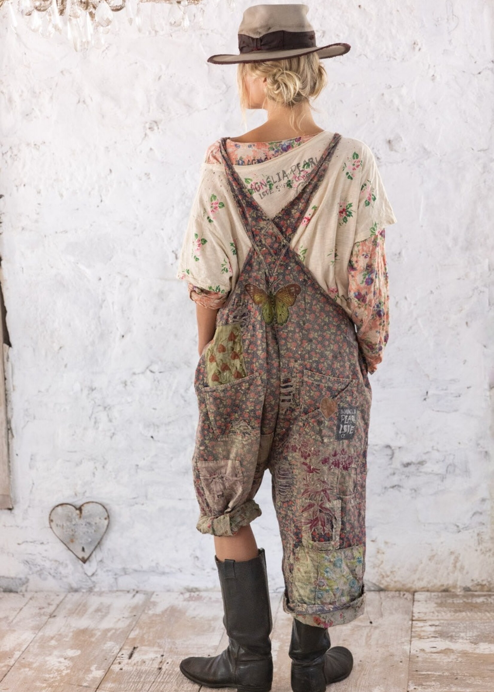 Magnolia Pearl Benjamin Wide Leg OVERALLS 116 Fruit Market One Size