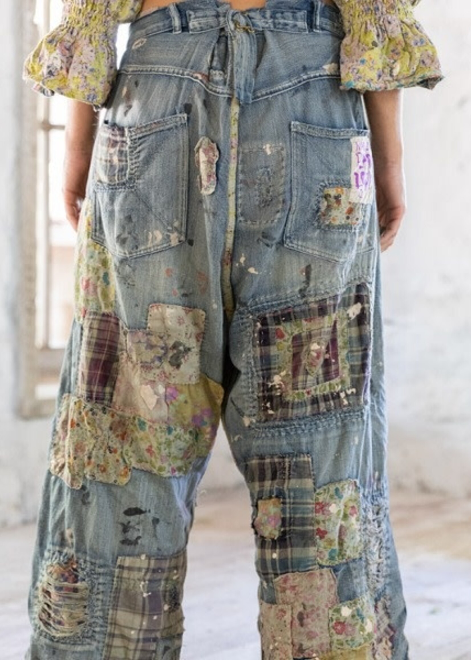 Magnolia Pearl Dani Blues Denims PANTS 653 Washed Indigo One Size