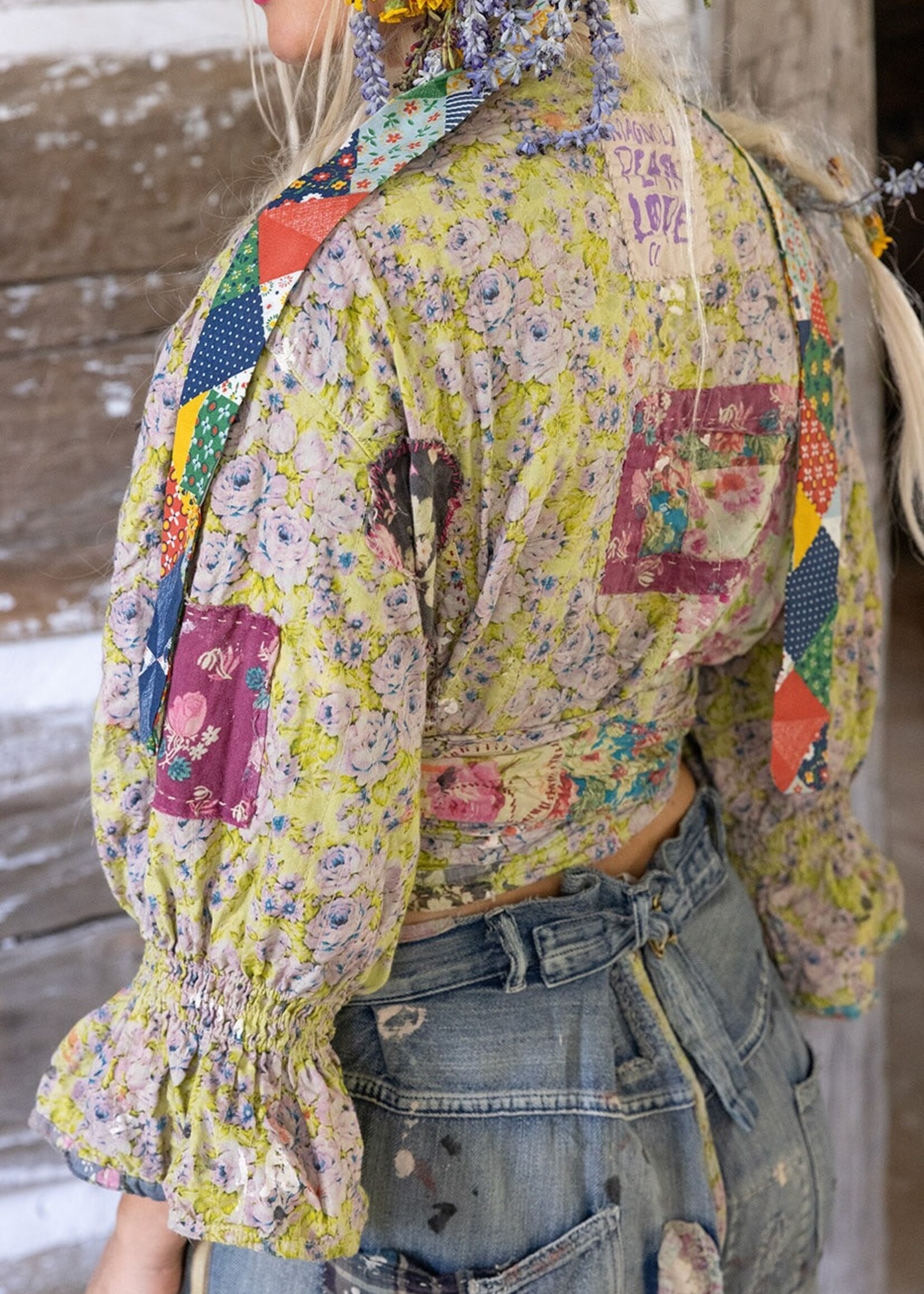 Magnolia Pearl Harmony Wrap Blouse TOP 1792 Wendlyn One Size