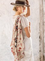 Magnolia Pearl MP Love Co Floral Bandana SCARF 124 Des Rosiers One Size