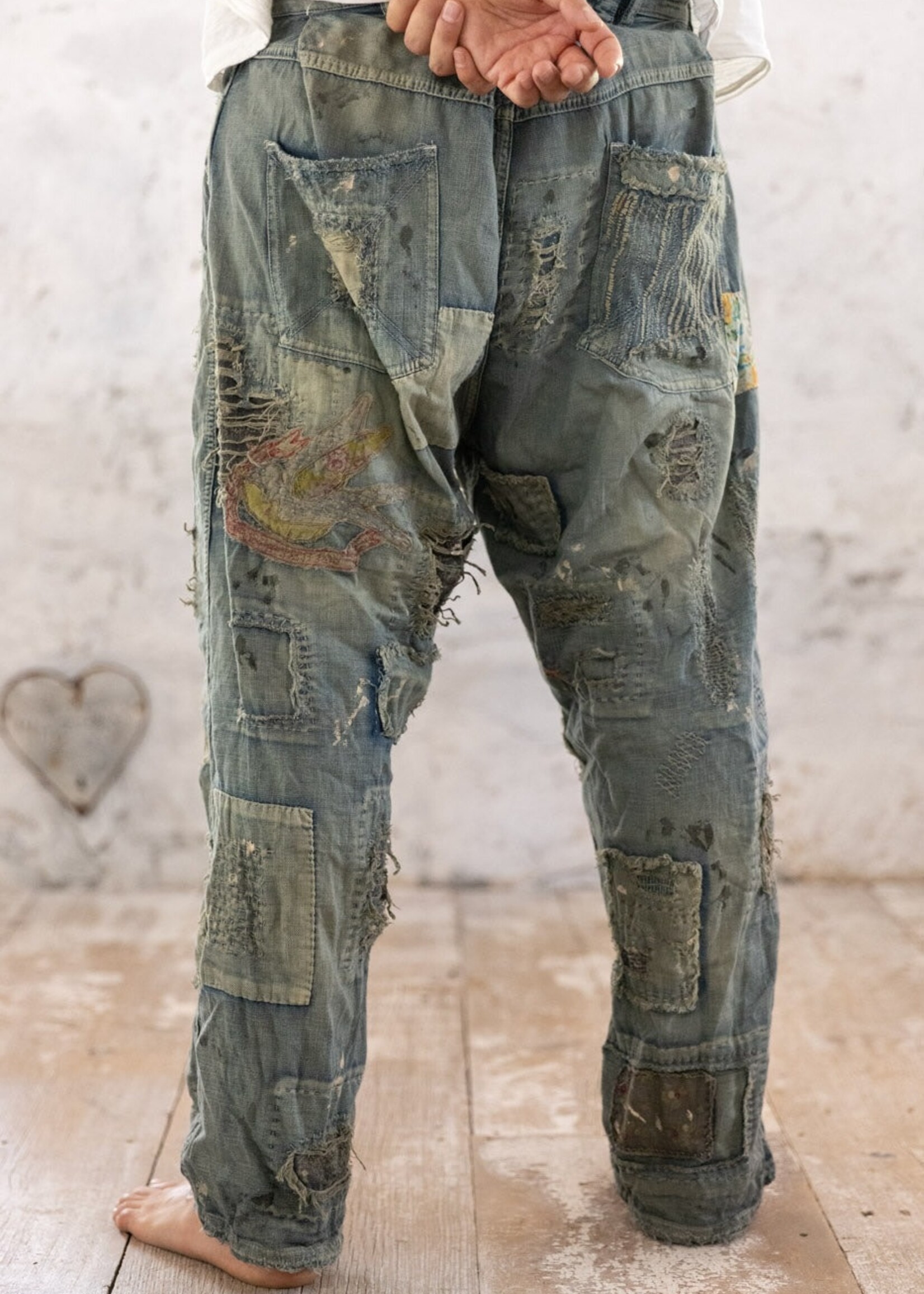 Magnolia Pearl Musette No 6 Denims PANTS 668 Washed Indigo One Size