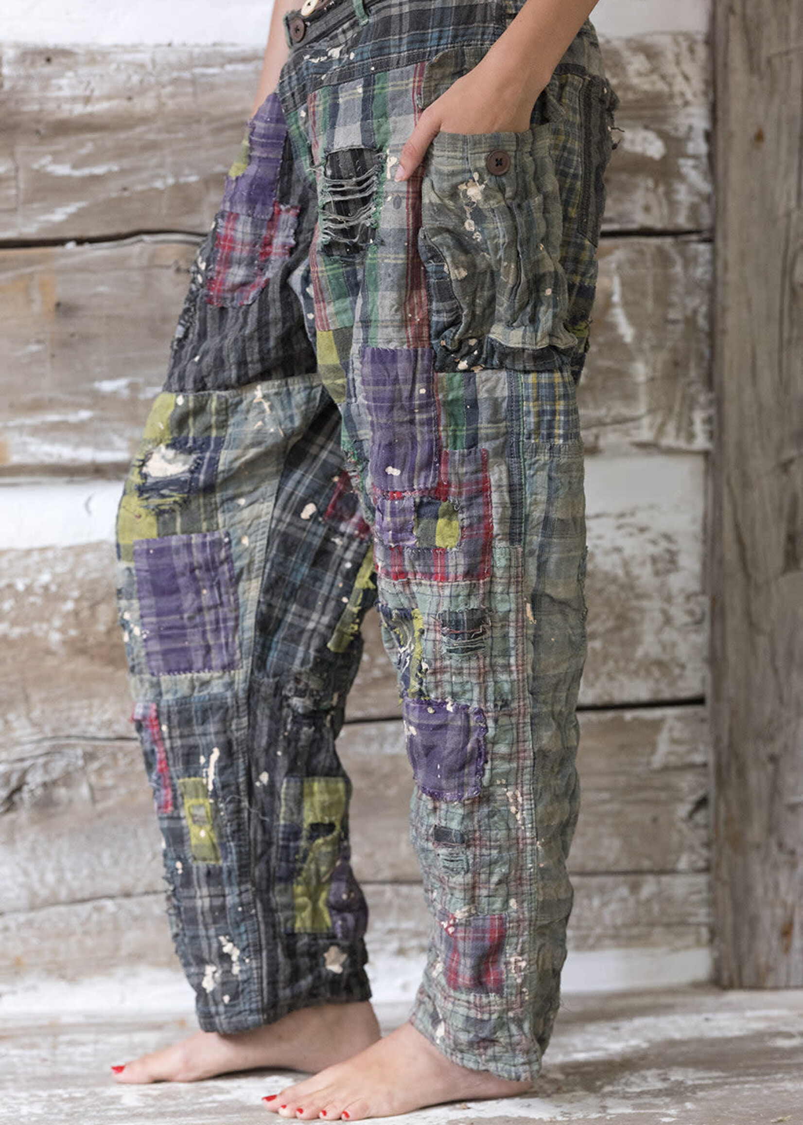 Magnolia Pearl Oxford Cargo Pants 708 Grod One Size