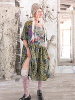 Magnolia Pearl Floral Applique Taigi Dress 1139 Jaipur One Size