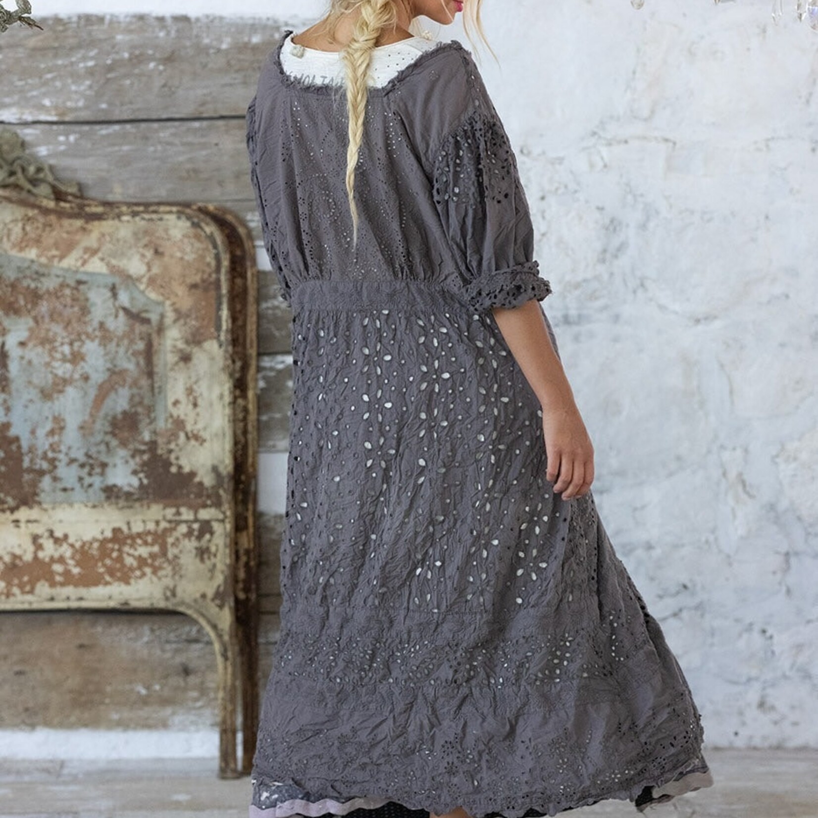 Magnolia Pearl Eyelet Maevry Dress 1127 Ozzy One Size