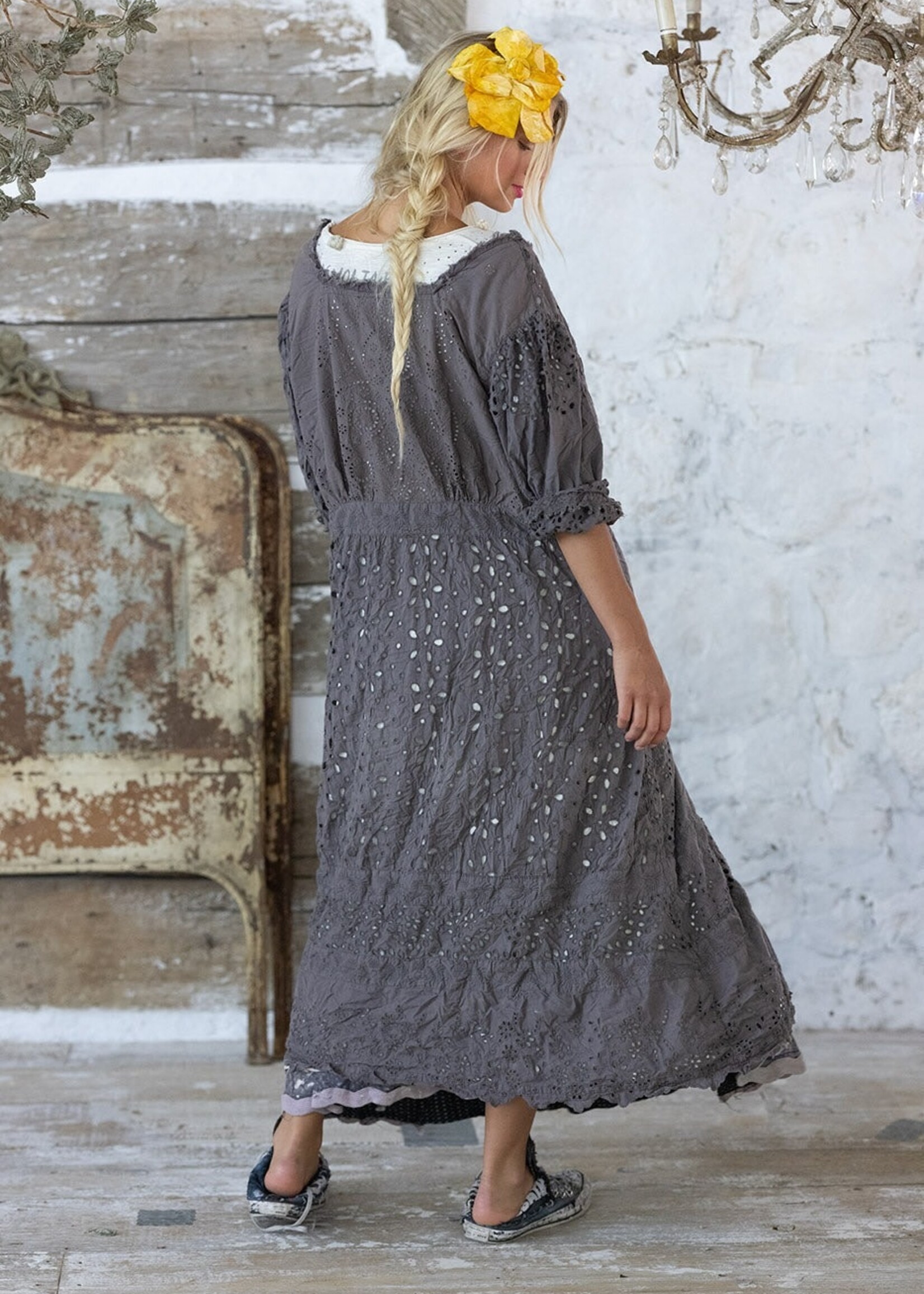 Magnolia Pearl Eyelet Maevry Dress 1127 Ozzy One Size