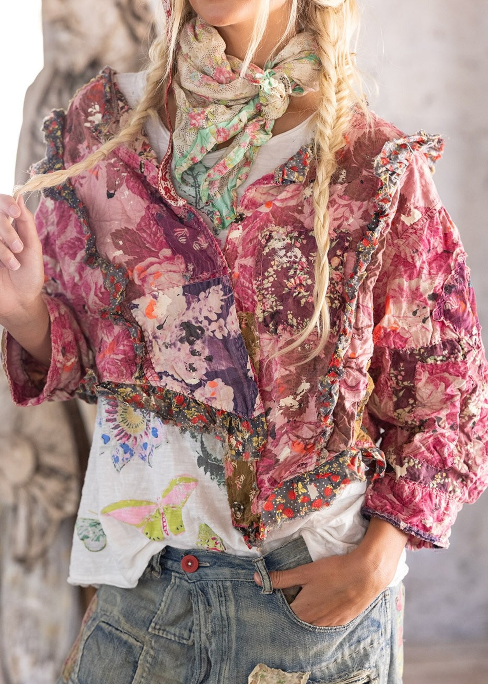 Magnolia Pearl Bach Cropped Jacket 991 Erilea One Size