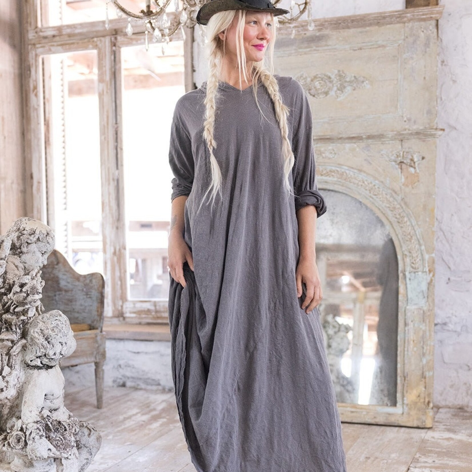 Magnolia Pearl Viggo Hoodie Tee Dress 1120 Ozzy One Size