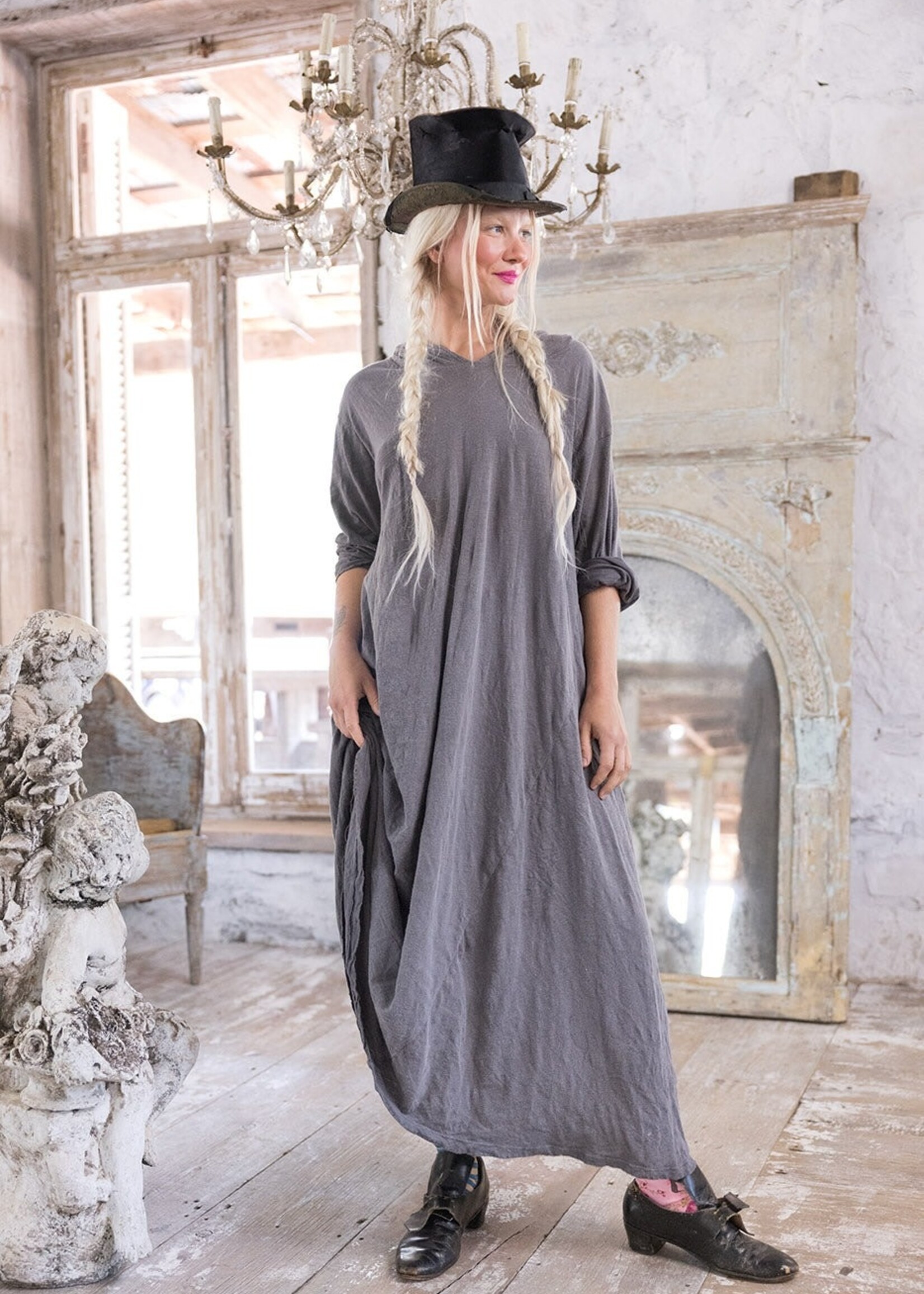 Magnolia Pearl Viggo Hoodie Tee Dress 1120 Ozzy One Size