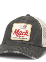 Mack Truck Baseball Cap Hat distressed black