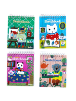 eeBoo Yumi Kitagishi Small Sketchbook Asstd