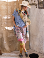 Magnolia Pearl Patchwork Miner Shorts 036 Madras Pink