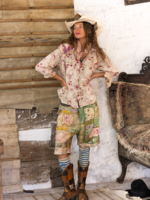 Magnolia Pearl Patchwork Miner Shorts 036 Froggy