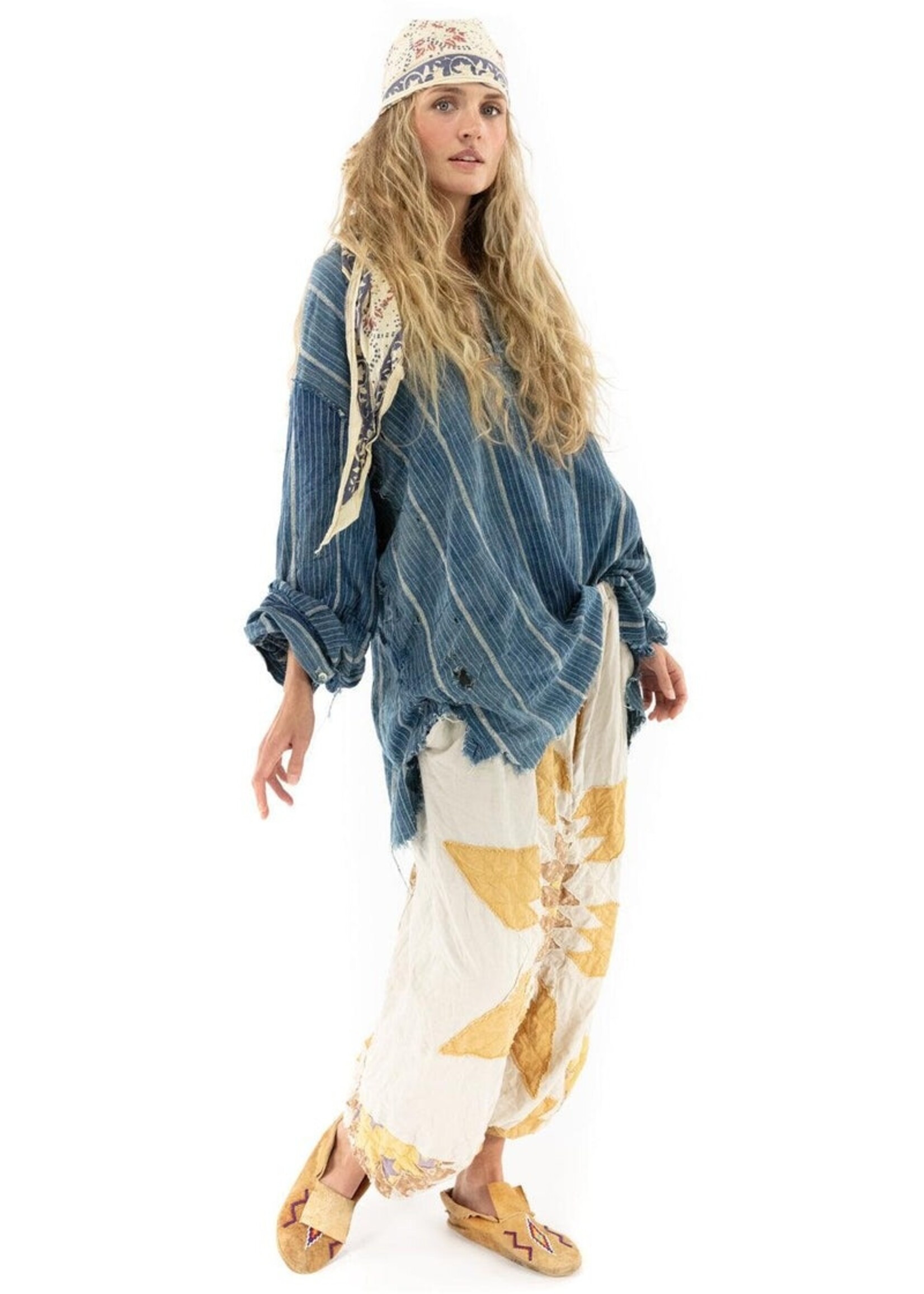 Magnolia Pearl Quiltwork Darilyn Pants 284 Moonlight OS
