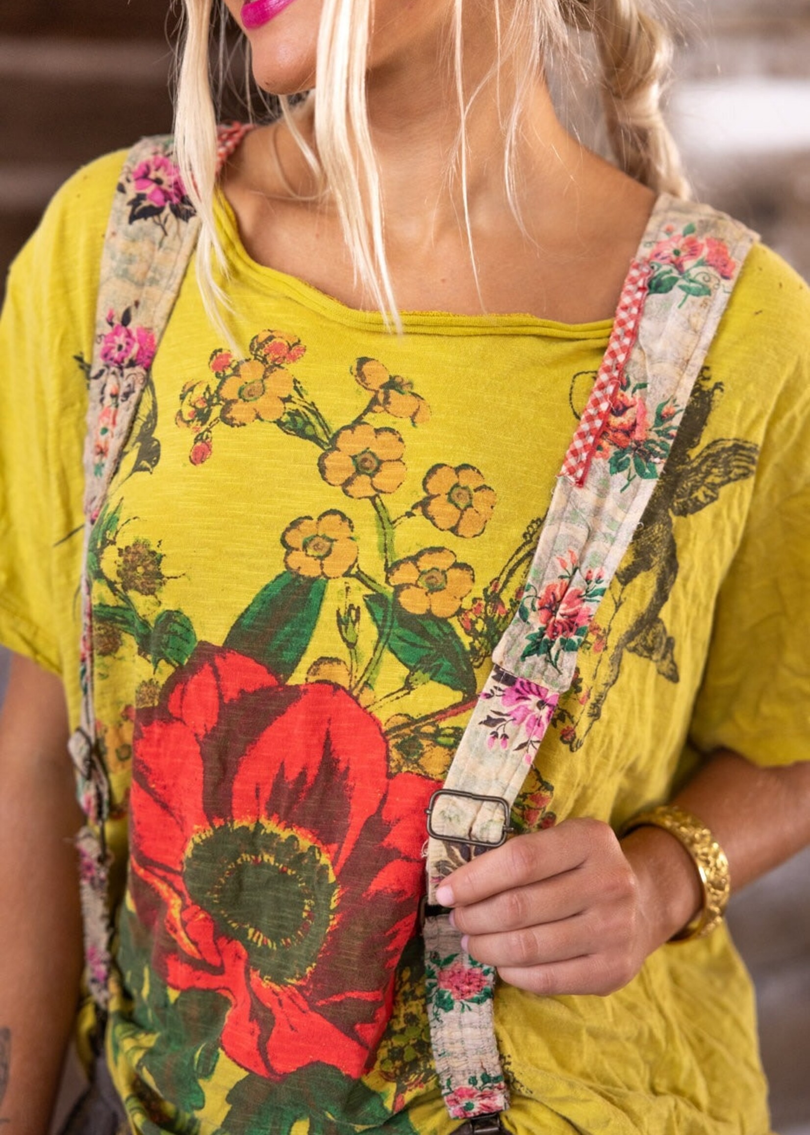 Magnolia Pearl Floral Shae Suspender 003 Lusoria OS