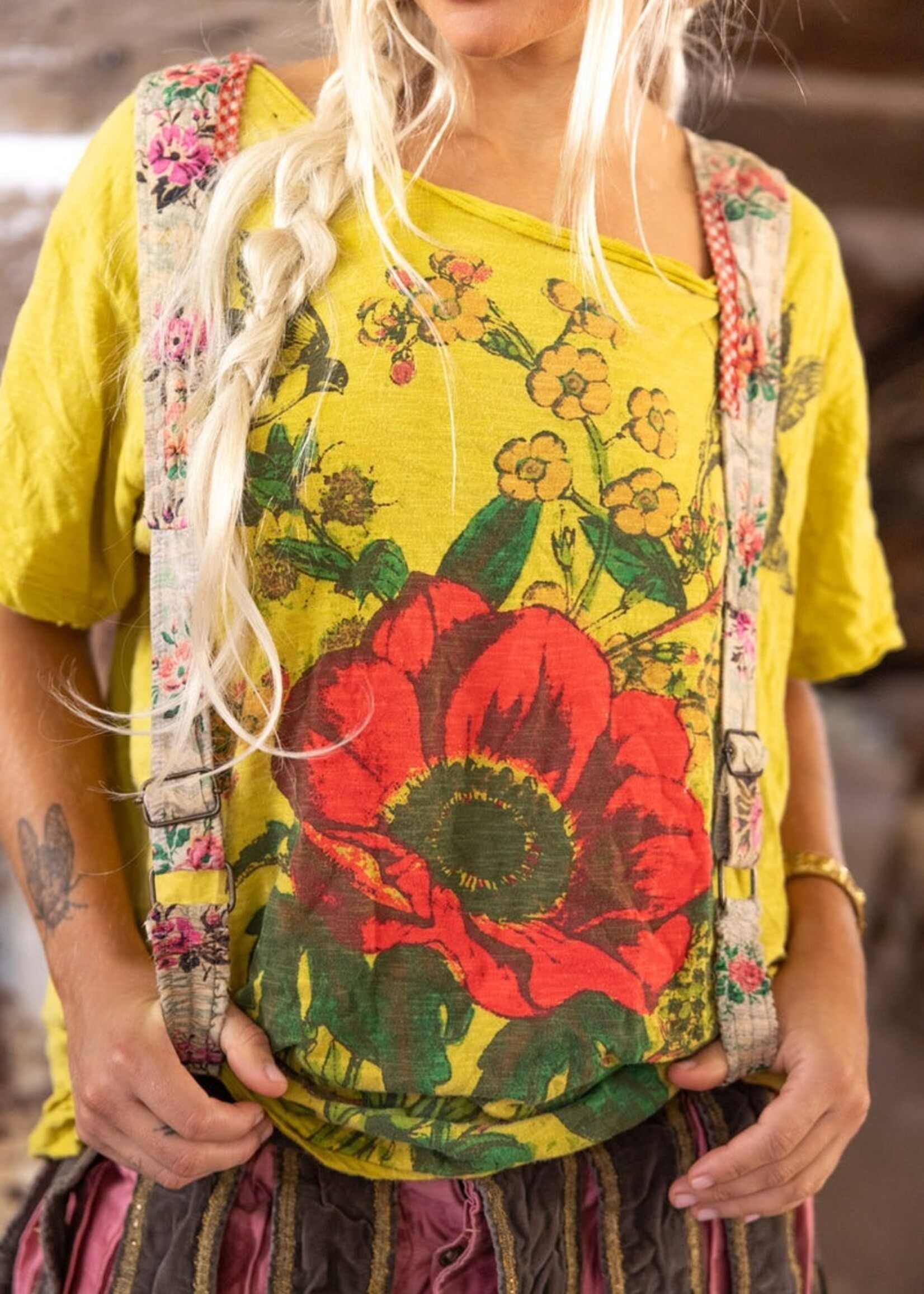 Magnolia Pearl Floral Shae Suspender 003 Lusoria OS