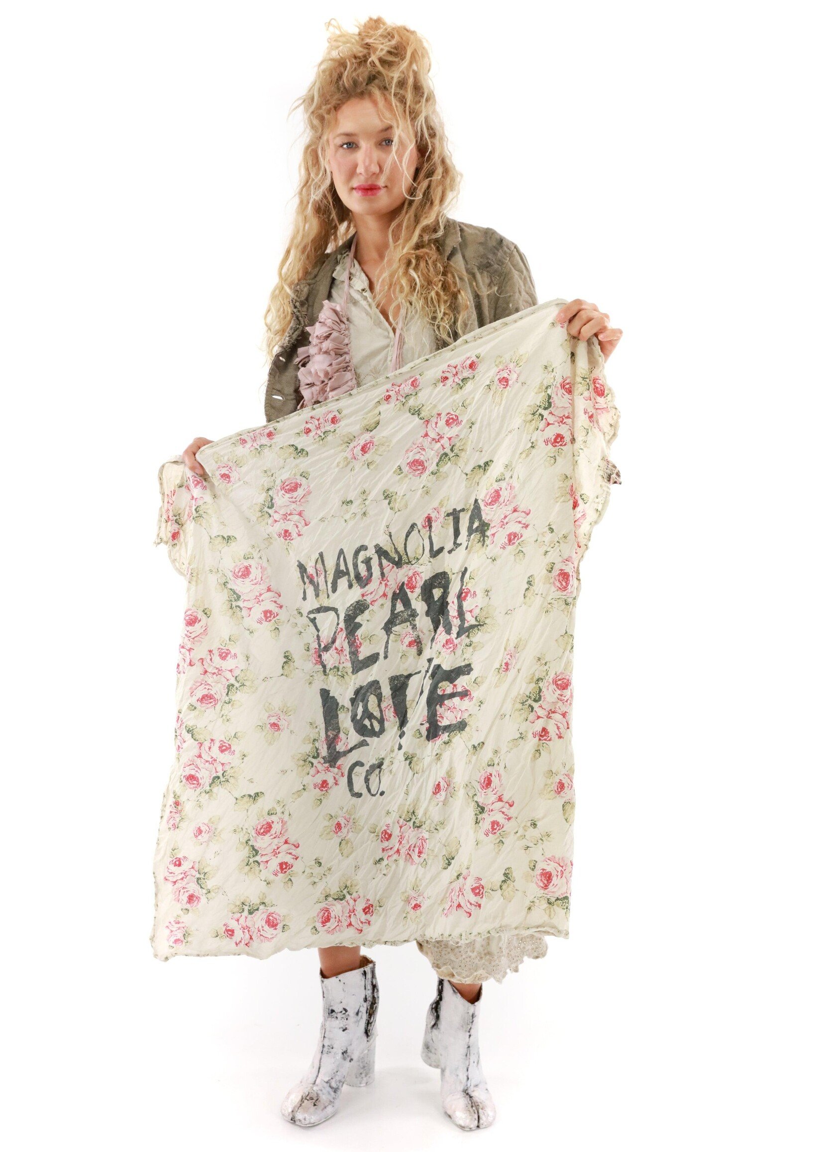 Magnolia Pearl MP Love Co Floral Scarf 126 Rossetti OS