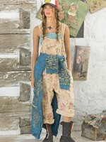 Magnolia Pearl Floral Print Love Overalls 060 Orchid Bloom